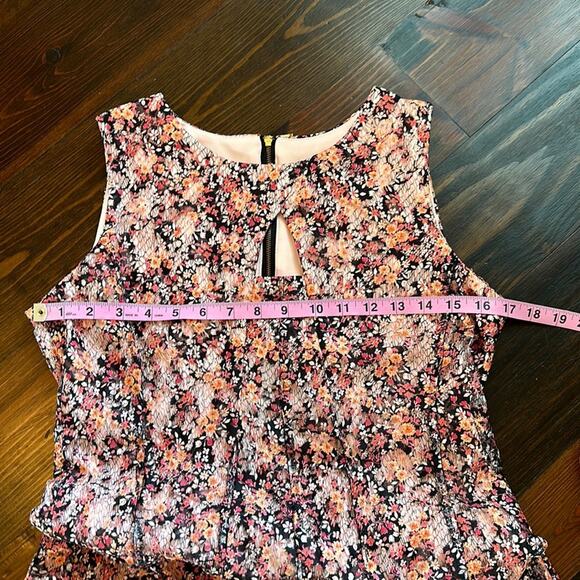 DB Established | Women's Black & Pink Floral Sleeveless Dress | Size 8 | 0757 - Picture 2 of 11